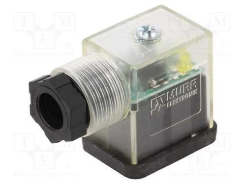 Conector: de Válvulas, Ficha, Formato B, 10mm, Fêmea, Pin: 3, 6÷8mm