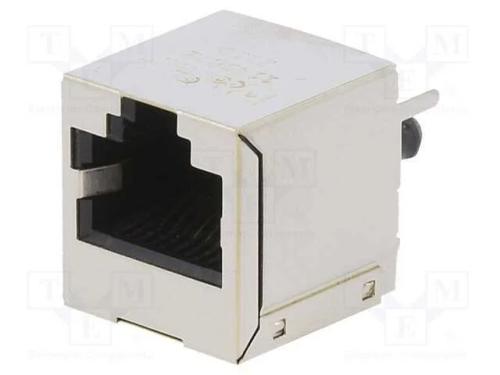 Tomada, RJ45, PIN: 8, dourado, Sistema: 8p8c, par.