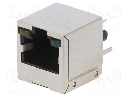 Tomada, RJ45, PIN: 8, dourado, Sistema: 8p8c, par.
