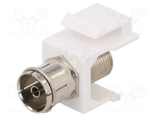 Adaptador, Tomada, F Tomada,Coaxiais 9,5mm Tomada, Fêmea X2