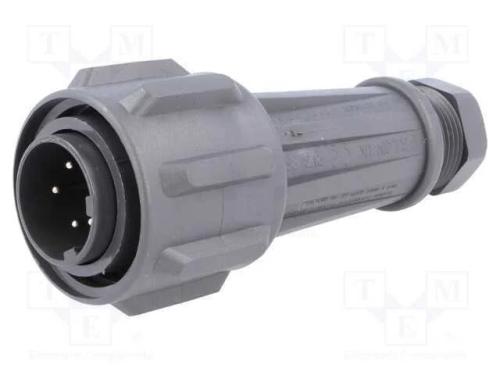 Conector: redondos, ficha, macho, PIN: 5, rosca i.