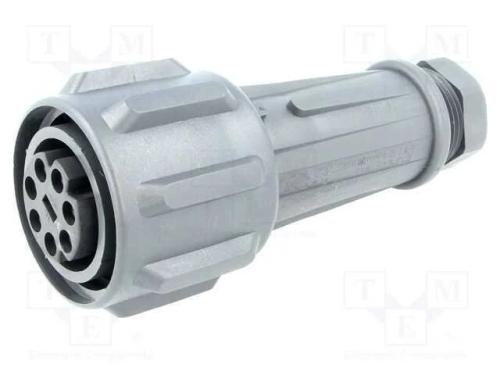 Conector: redondos, ficha, fêmea, PIN: 7, rosca i.