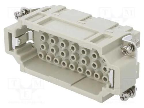 Conector: HDC, inserto de contatos, macho, DEE, P.