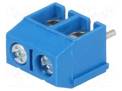 Pcb Bloco Terminal, Angulares 90, 5,08mm, Faixas: 2, para Pcb