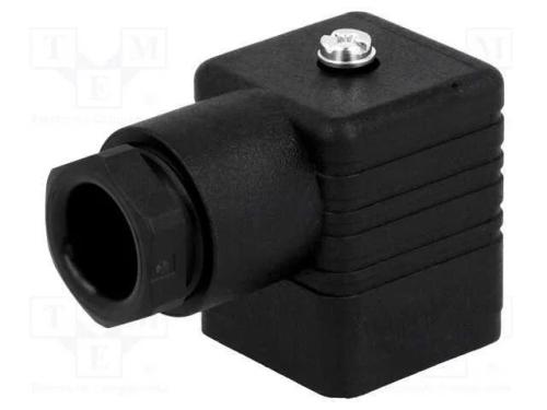 Conector: de Válvulas, Ficha, Formato A, 18mm, Fêmea, Pin: 3, 1,5mm2