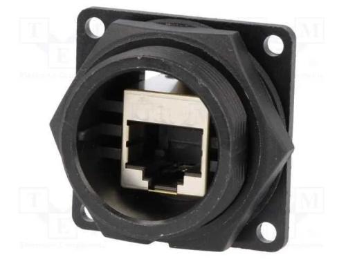 Conector, RJ45, DC, PIN: 8, Cat: 6, blindadas, Si.