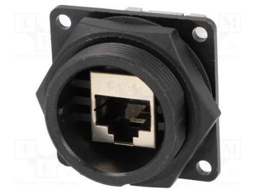 Tomada, RJ45, DC, PIN: 8, Cat: 6, blindadas, Sist.