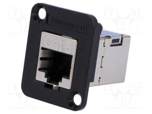 Conector, EH, Cat: 6, blindadas, RJ45 tomada,em a.
