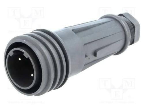 Conector: redondos, ficha, macho, PIN: 2, rosca e.