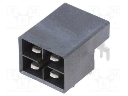 Conector: fio-placa, tomada, macho, VerIO, PIN: 4.