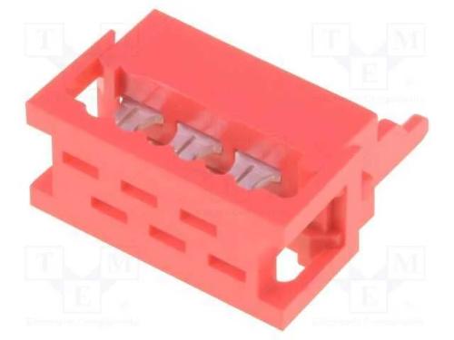 Fio-placa, ficha, macho, PIN: 6, IDC, para fita, .