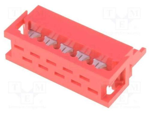 Fio-placa, ficha, macho, PIN: 10, IDC, para fita,.