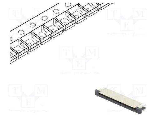 Conector: FFC/FPC, horizontais, PIN: 20, ZIF, SMT.