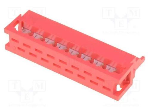 Fio-placa, ficha, macho, PIN: 16, IDC, para fita,.