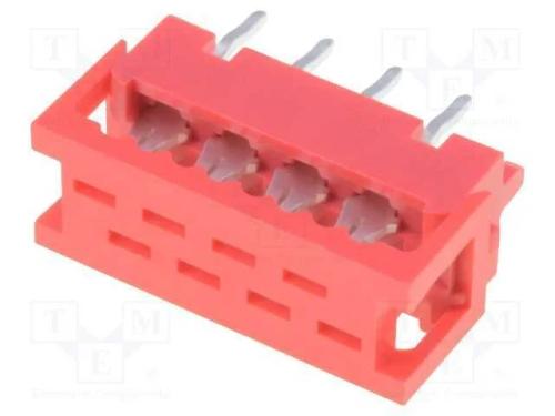 Fio-placa, passo, PIN: 8, IDC,THT, para PCB,para .