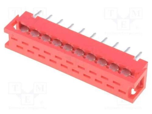 Fio-placa, passo, PIN: 20, IDC,THT, para PCB,para.