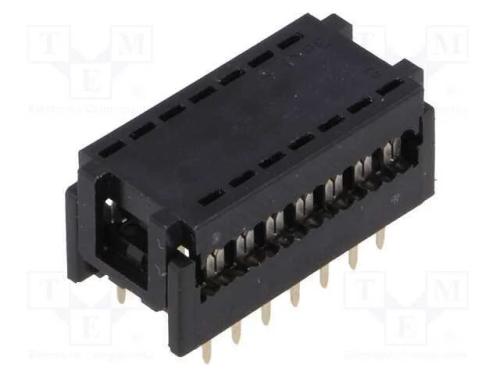 Idc de Transição, Pin: 14, Dil 7,62mm, Idc,Tht, p.