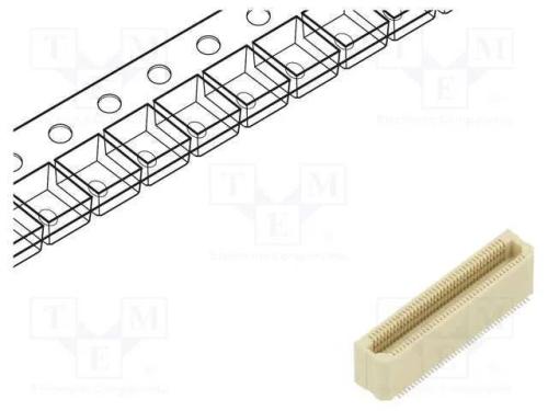 Conector: Placa-Placa, Fêmea, Pin: 80, 0,5mm, Archer .5, Smt