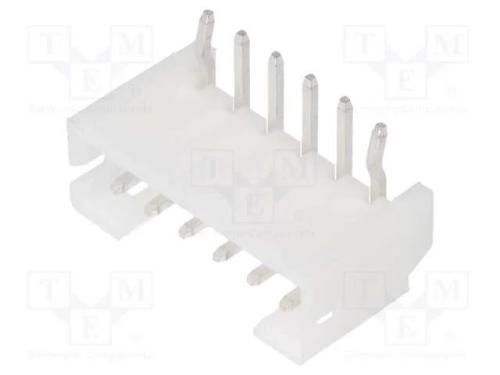 Tomada, Fio-Placa, Macho, 140, 2mm, Pin: 6, Tht, 100v, 2a, Estanhado
