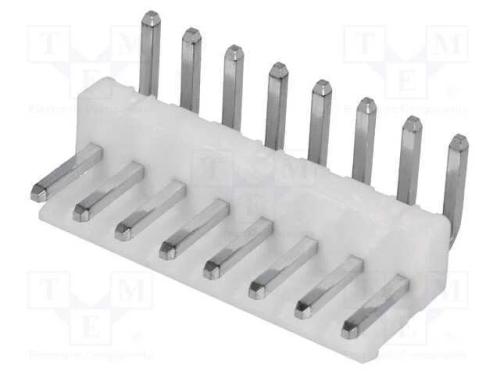 Tomada, Fio-Placa, Macho, Ns39, 3,96mm, Pin: 8, Tht, 250v, 7a