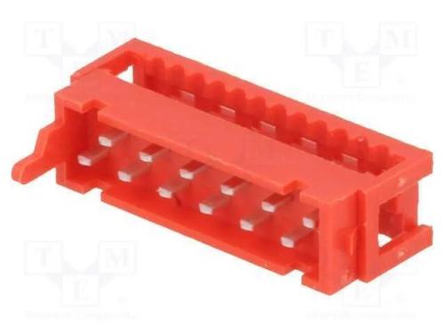 Fio-placa, ficha, macho, PIN: 12, IDC, para fita,.