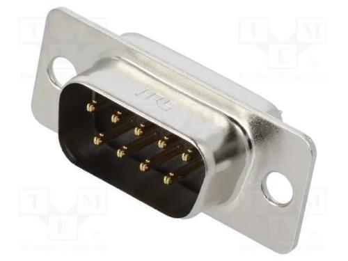 D-Sub, PIN: 9, tomada, macho, THT, SD, Cobertura:.