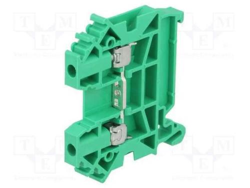 Conector: de carril, 0,5÷4mm2, faixas: 1, braçade.