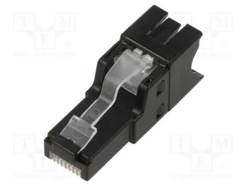 Ficha, RJ45, PIN: 8, Cat: 6a, Sistema: 8p8c, 26AW.