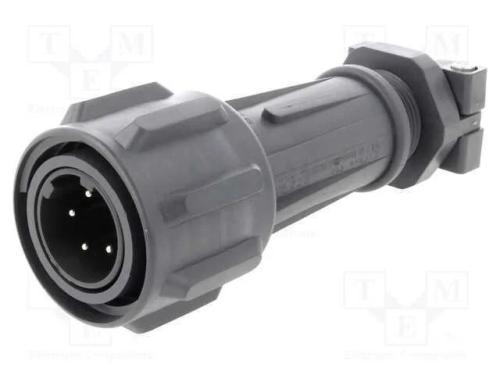 Conector: redondos, ficha, macho, PIN: 5, rosca i.