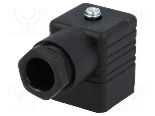 Conector: de Válvulas, Ficha, Formato A, 18mm, Fêmea, Pin: 4, 1,5mm2