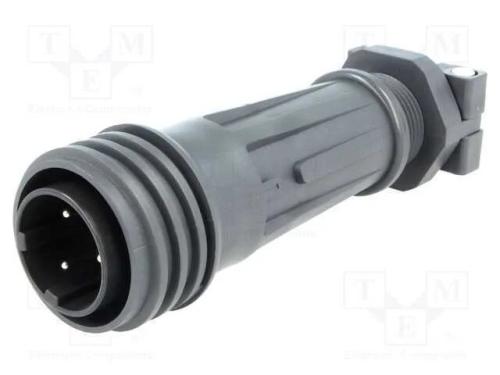 Conector: redondos, ficha, macho, PIN: 3, rosca e.