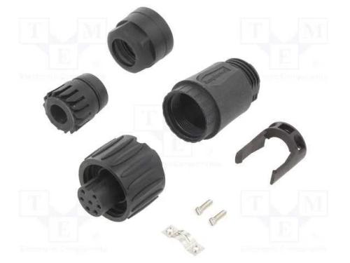 Conector: redondos, ficha, com cabo, PIN: 7, fême.