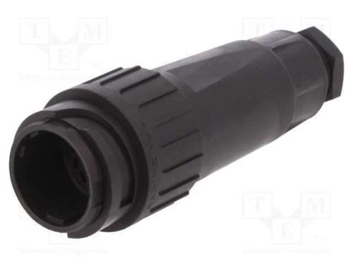 Conector: redondos, ficha, com cabo, PIN: 18, mac.