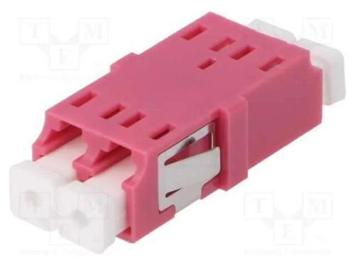 Conector: Fibra Ótica, Tomada,Conector, Lc, Fêmea, Faixas: 2, Roxo