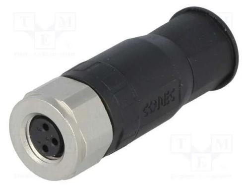 Conector: M8, fêmea, PIN: 3, simples, com cabo, f.