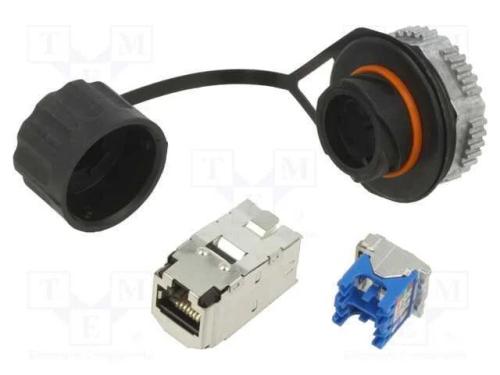 Tomada, RJ45, PIN: 8, Cat: 6a, blindadas, Sistema.