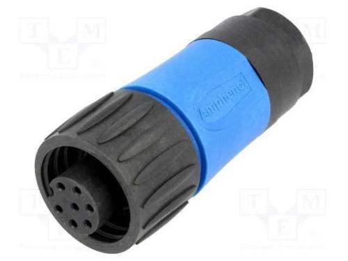 Conector: redondos, ficha, com cabo, PIN: 7, fême.