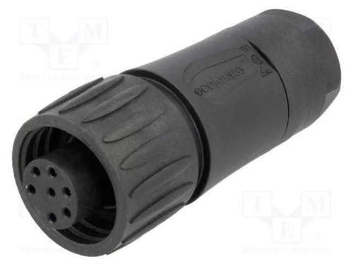Conector: redondos, ficha, com cabo, PIN: 7, fême.