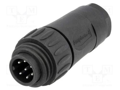Conector: redondos, ficha, com cabo, PIN: 7, mach.