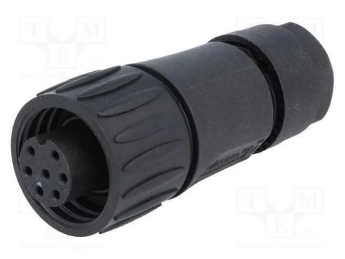 Conector: redondos, ficha, com cabo, PIN: 7, fême.
