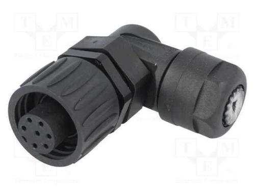 Conector: redondos, ficha, com cabo, PIN: 7, fême.