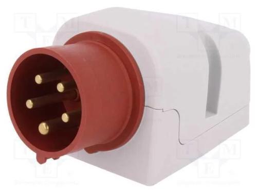 Conector: de alimentação AC 3 fases, tomada, mach.