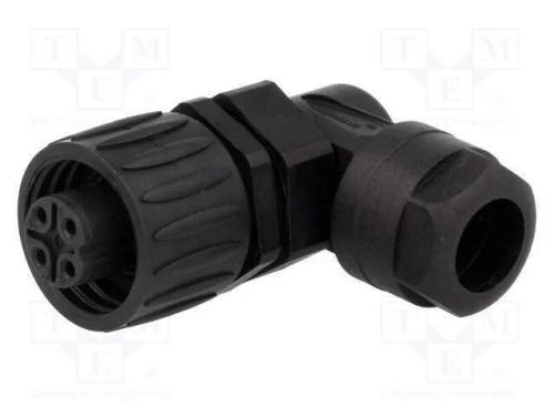 Conector: redondos, ficha, com cabo, PIN: 4, fême.