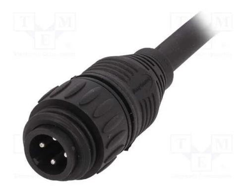 Conector: redondos, ficha, PIN: 4, macho, fios, E.