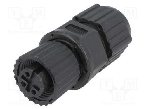 Ficha, M12, Pin: 3, Fêmea, Código A-Devicenet / Canopen, com Cabo