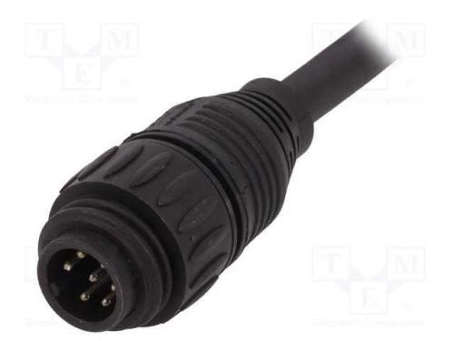 Conector: redondos, ficha, PIN: 7, macho, fios, E.
