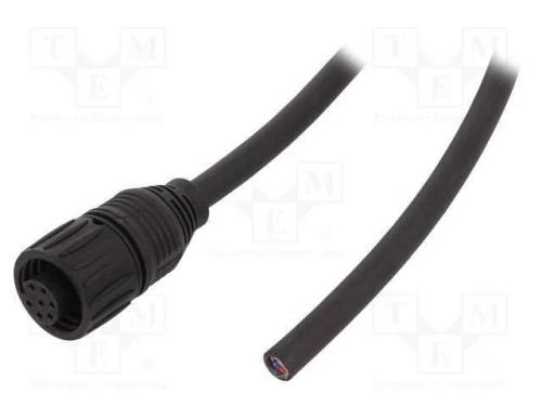 Conector: redondos, ficha, PIN: 7, fêmea, fios, E.