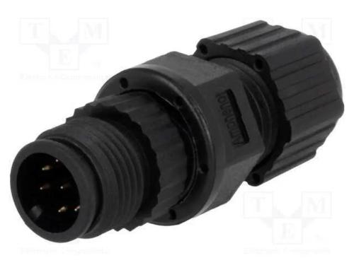 Ficha, M12, Pin: 8, Macho, Código A-Devicenet / Canopen, com Cabo