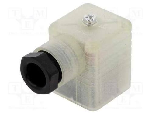 Conector: de Válvulas, Ficha, Formato A, 18mm, Fêmea, Pin: 3, 1,5mm2