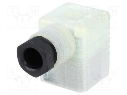 Conector: de Válvulas, Ficha, Formato A, 18mm, Fêmea, Pin: 3, 1,5mm2